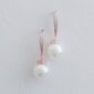 Rose Gold Hook Pearl Bridesmaid Earrings