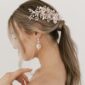 Luxury Rose Gold Bridal Haircomb