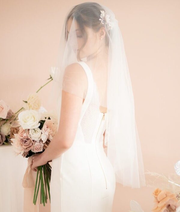 Short TwoTier Tulle Bridal Veil