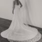 Petal Two Tier Cathedral Tulle Wedding Veil