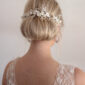Luxury Floral Porcelain Statement Bridal Haircomb