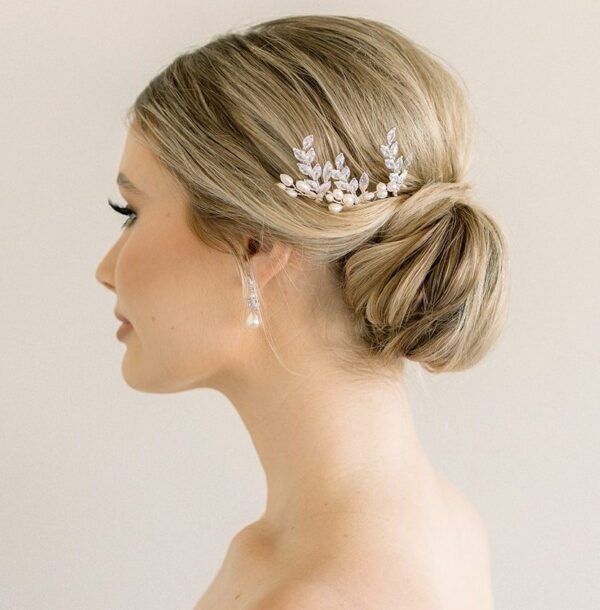 Pearl Fern Bridal Hairpins