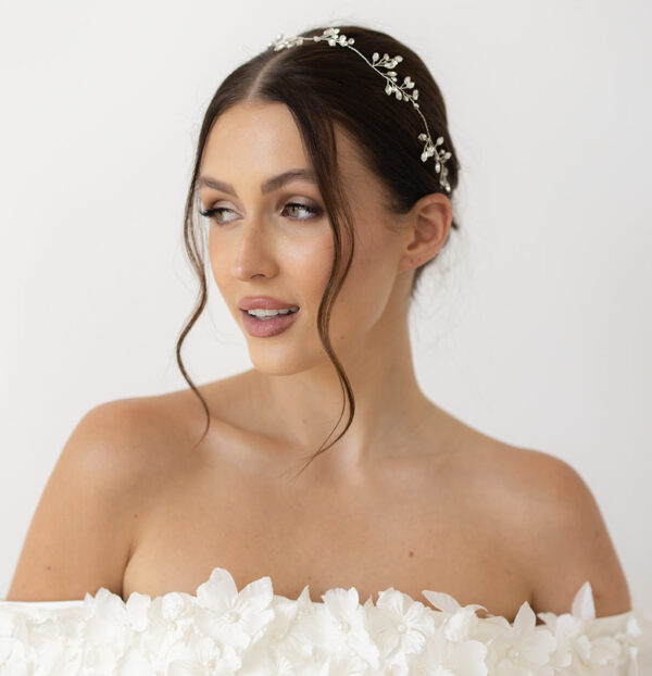 Delicate Crystal Bridal Hairvine