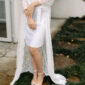 Long Lace Bridal Robe