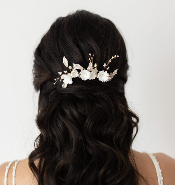 Gold Blush Bridal Hairpins