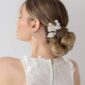 Pearly Floral Bridal Hairpins
