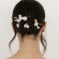 Jolie Flower Bridal Hairpins Gold