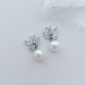 Monroe Pearl wedding Earrings