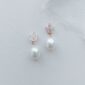 Rose Gold Kari Bridesmaid Pearl Earrings