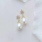 Gold Astra Statement Bridal Earrings