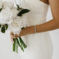 Vogue Pearl CZ Bridal Bracelet