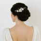 Gold Wildflower Bridal Hairpins