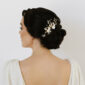 Gold Spring Flower Bridal Hairpins