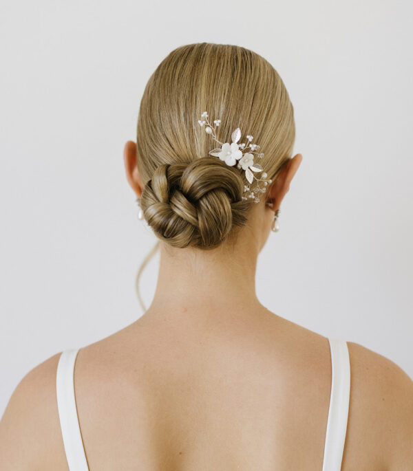 Spring Floral Bridal Hairpins