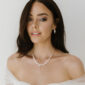 Rose Gold Harlow Bridal Necklace Set