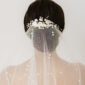 Gold Maisie Blooms Pearl Bridal Haircomb