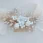 Gold Luxe Blossom Bridal Haircomb