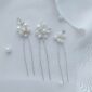 Pearl Cluster Bridal Hairpins