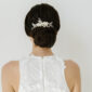 Ambre Pear Cluster Bridal Haircomb