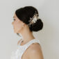 Gold Luxe Blossom  Bridal Haircomb