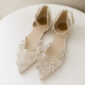 Flo Crystal Bridal Flat Shoes