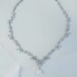 Charlotte Pearl Silver Bridal Necklace