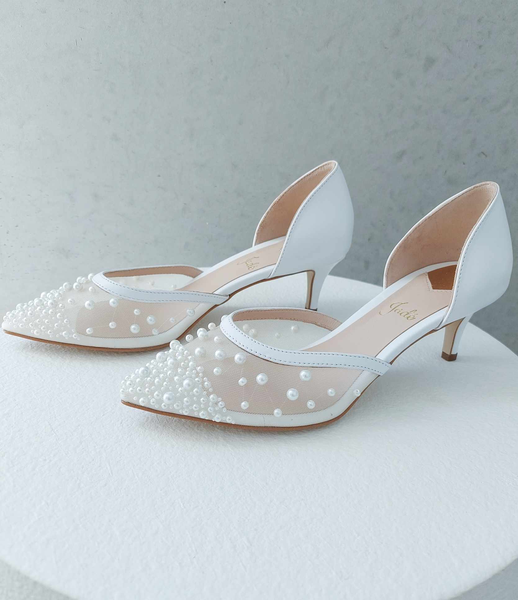 Buy Wedding Shoes Bridal Shoes High Heel / Low Heels Satin Wedding Crystal Shoes  Wedding Lace Shoes, Bride Shoes Online in India - Etsy