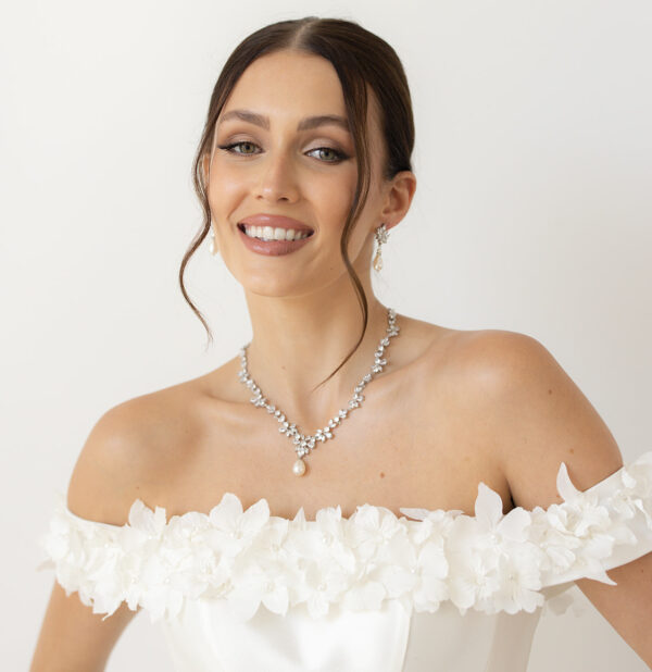Charlotte Pearl Bridal Necklace