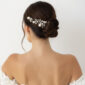 Divine Pearl and CZ Bridal Hairpins