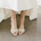 Jackie Pearl Bridal Block Wedding Shoes