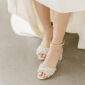 Jackie Pearl Bridal Block Wedding Shoes