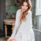 Bianca Silk Lace Bridal Robe