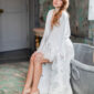 Bianca Silk Lace Bridal Robe