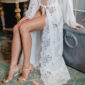 Bianca Silk Lace Bridal Robe